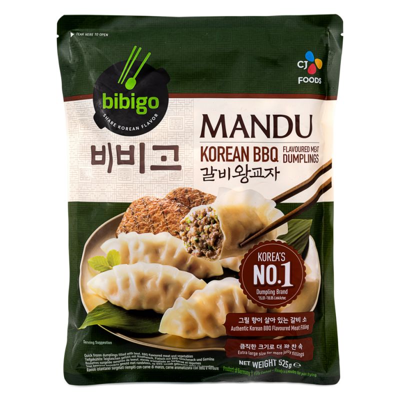 Click Here To Enlarge This Photo Of CJ Bibigo Mandu Dumpling &lpar;Korean BBQ Flavoured Meat&rpar; 갈비왕교자