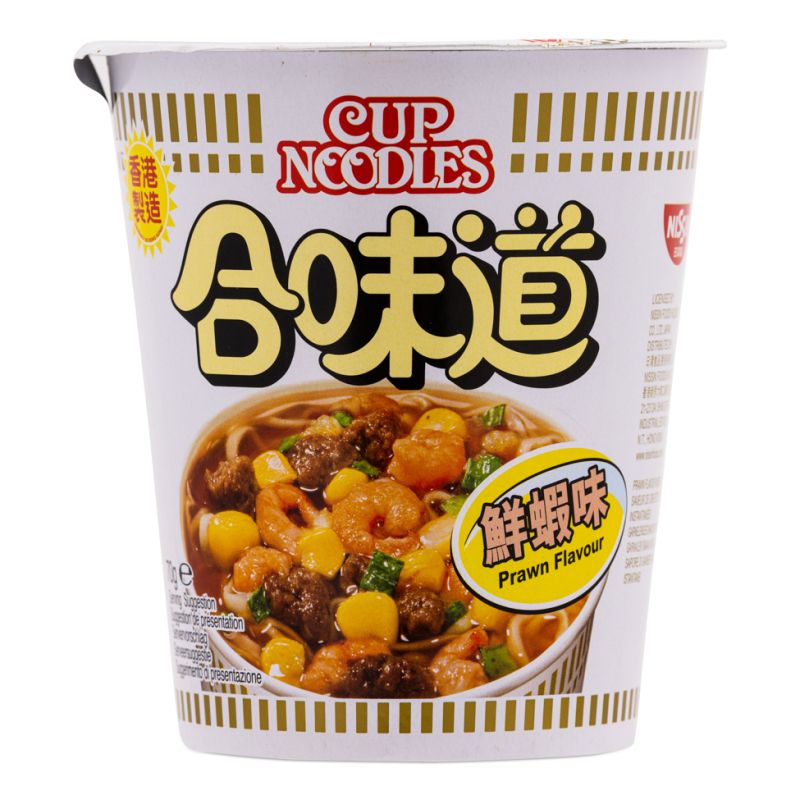 Click Here To Enlarge This Photo Of Nissin Prawn Flavour Cup Noodle 合味道 鮮蝦味杯面