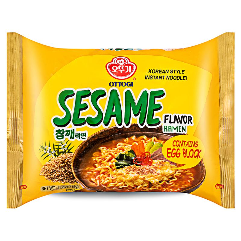 Click Here To Enlarge This Photo Of Ottogi Sesame Flavour Ramen 참깨라면