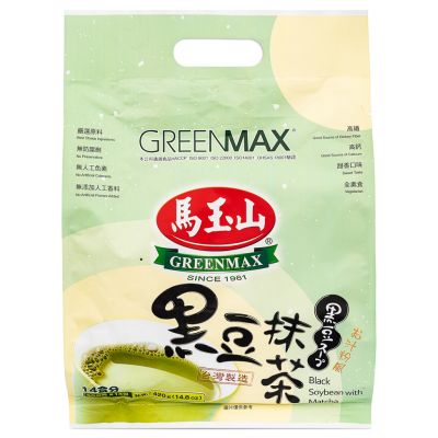 Greenmax Black Soybean With Matcha 馬玉山 黑豆抹茶