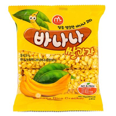 Mammos Banana Rice Cracker 쌀간자 &lpar;바나나&rpar;