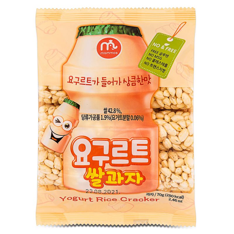 Click Here To Enlarge This Photo Of Mammos Yogurt Rice Cracker 쌀간자 &lpar;요구르트&rpar;
