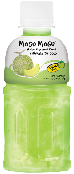 Click Here To Enlarge This Photo Of Mogu Mogu Melon Flavored Drink With Nata De Coco