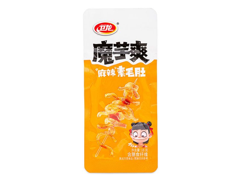Click Here To Enlarge This Photo Of Weilong Ma La Spicy Konjac Snack 衛龍 魔芋爽 麻辣素毛肚