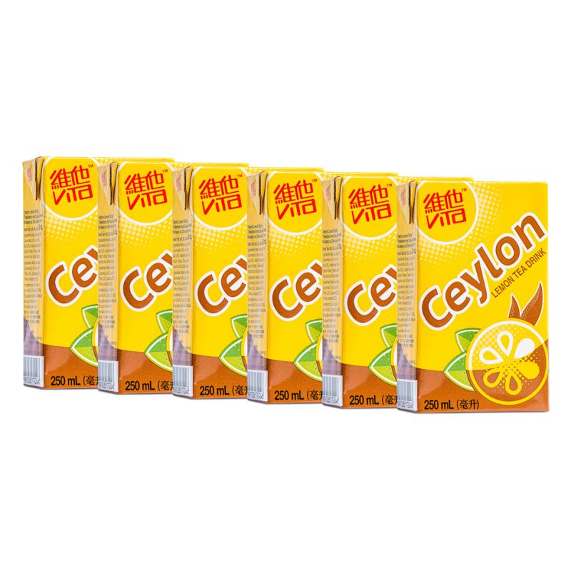 Click Here To Enlarge This Photo Of Vita Ceylon Lemon Tea Drink &lpar;6pk&rpar; 維他 錫蘭檸檬茶 &lpar;6包裝&rpar;