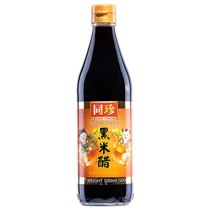 Click Here To Enlarge This Photo Of Tung Chun Black Rice Vinegar 同珍 黑米醋