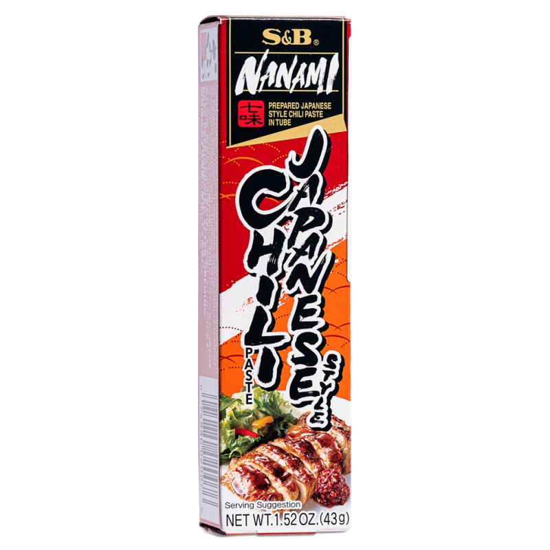 Click Here To Enlarge This Photo Of S&B Prepared Japanese Style Nanami Chili Paste in Tube