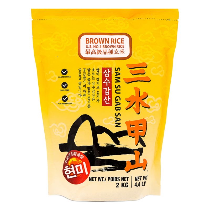 Click Here To Enlarge This Photo Of Sam Su Gab San Brown Rice 三水甲山 玄米