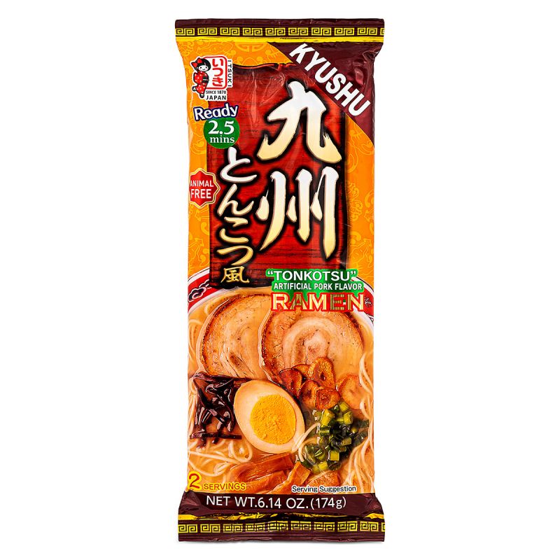 Click Here To Enlarge This Photo Of Itsuki Kyushu Tonkotsu Artificial Pork Flavour Ramen 九州とんこつ風