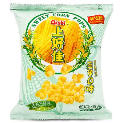 Oishi Sweet Corn Pops 上好佳 玉米口味田園泡
