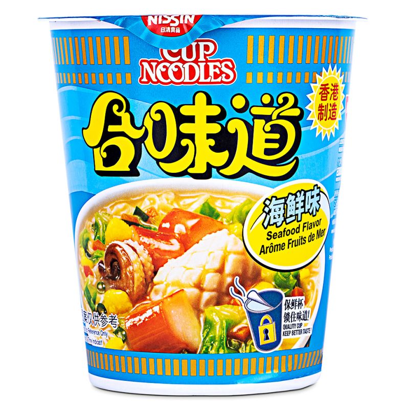 Click Here To Enlarge This Photo Of Nissin Seafood Flavour Cup Noodle 合味道 海鮮味杯麵