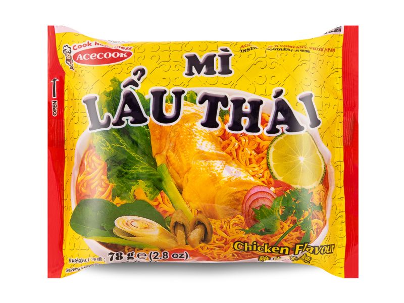 Click Here To Enlarge This Photo Of Acecook Instant Noodles Mi Lau Thai Chicken Flavour 越南鷄肉味麵