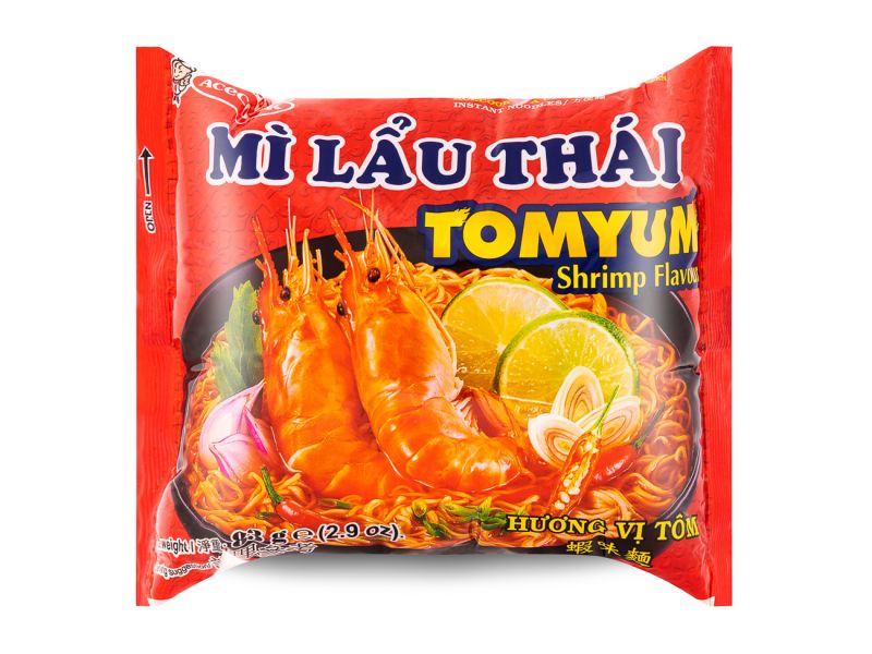 Click Here To Enlarge This Photo Of Acecook Instant Noodles Mi Lau Thai  Shrimp Flavour 越南虾味麵