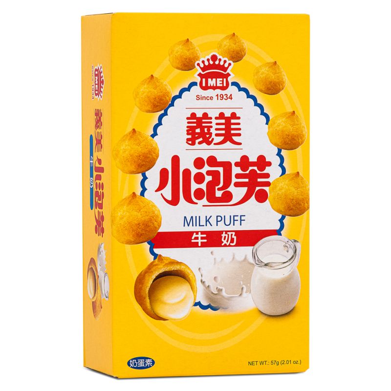 Click Here To Enlarge This Photo Of I Mei Milk Puff 義美 牛奶小泡芙