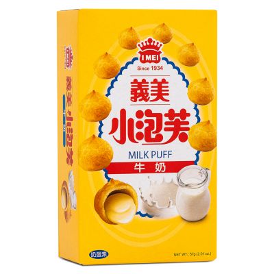 I Mei Milk Puff 義美 牛奶小泡芙