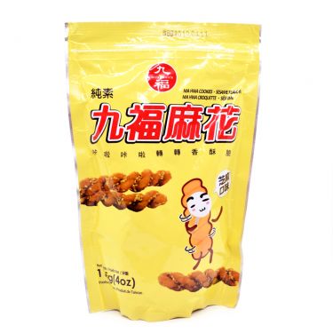 Click Here To Enlarge This Photo Of Nice Choice Ma Hwa Cookies &lpar;Sesame Flavour&rpar; 九福 麻花 &lpar;芝麻口味&rpar;