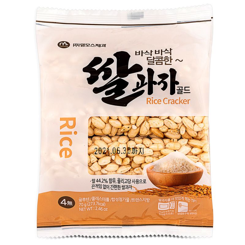 Click Here To Enlarge This Photo Of Mammos Original Rice Cracker 쌀간자 &lpar;골드&rpar;