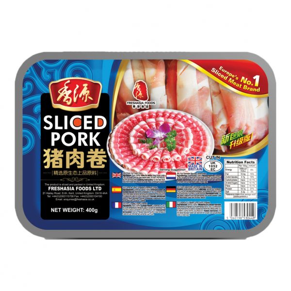 Click Here To Enlarge This Photo Of Freshasia Frozen Sliced Pork for Hot Pot 香源 豬肉卷