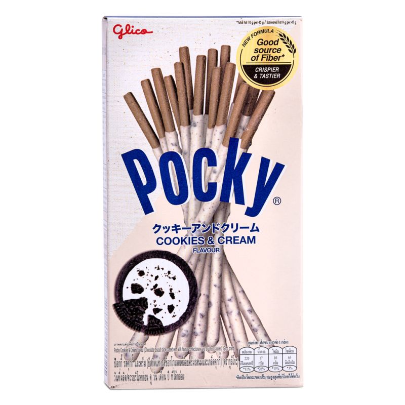Click Here To Enlarge This Photo Of Glico Pocky Biscuit Sticks &lpar;Cookies & Cream&rpar;