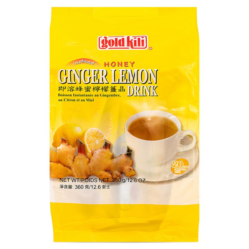 Click Here To Enlarge This Photo Of Gold Kili Instant Honey Ginger Lemon Drink 金麒麟 即溶蜂蜜檸檬薑晶