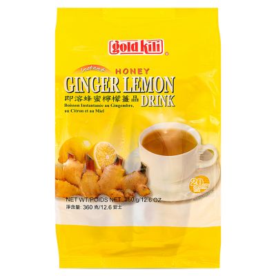 Gold Kili Instant Honey Ginger Lemon Drink 金麒麟 即溶蜂蜜檸檬薑晶