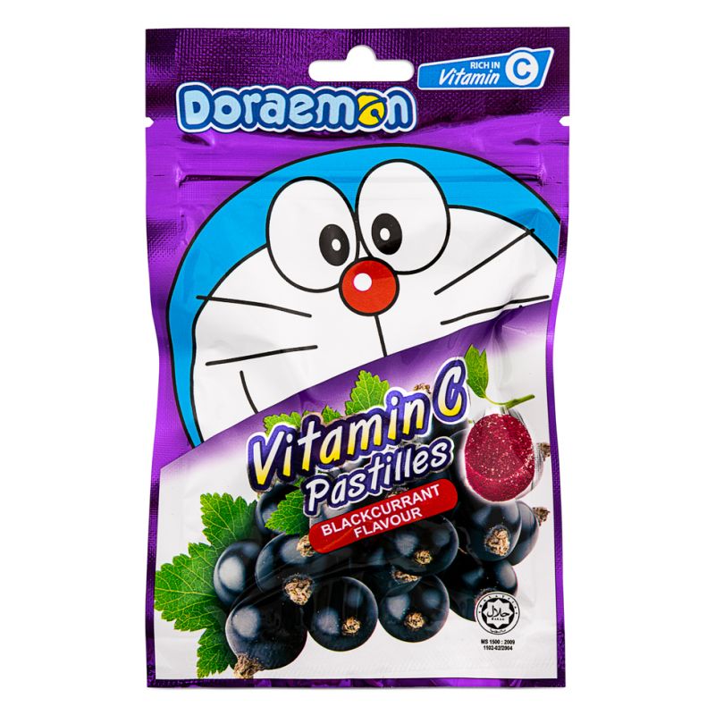 Click Here To Enlarge This Photo Of Big Foot Doraemon Vitamin C Pastilles &lpar;Blackcurrant Flavour&rpar;