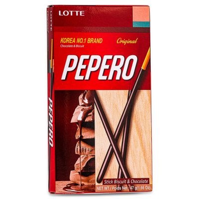 Lotte Pepero Chocolate Coated Biscuits Sticks &lpar;Original&rpar; 