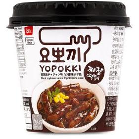 Yopokki Black Soybean Sauce Topokki &lpar;Rice Cake&rpar; Cup 韓國炸醬味炒年糕 &lpar;杯&rpar;
