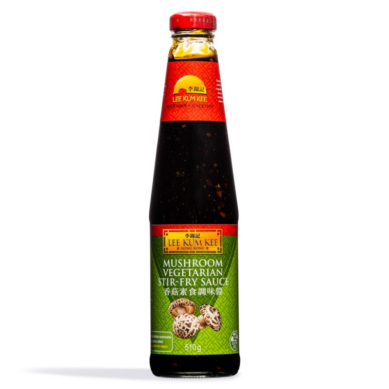 Click Here To Enlarge This Photo Of Lee Kum Kee Mushroom Vegetarian Stir-Fry Sauce &lpar;L&rpar; 李錦記 香菇素食調味醬 &lpar;大&rpar;