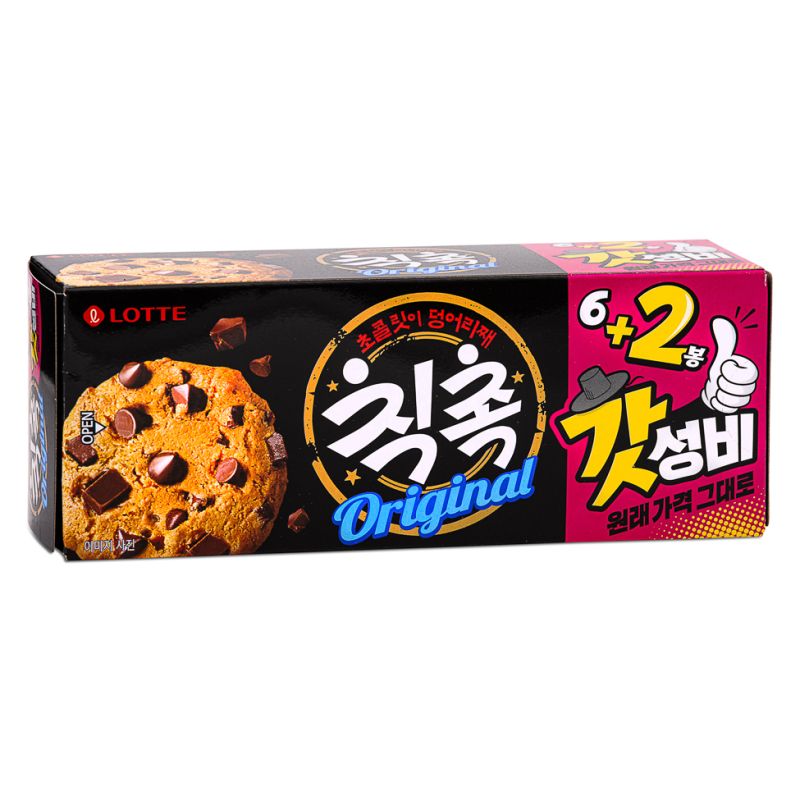 Click Here To Enlarge This Photo Of Lotte Chic Choc Biscuit &lpar;Original&rpar; 칙촉
