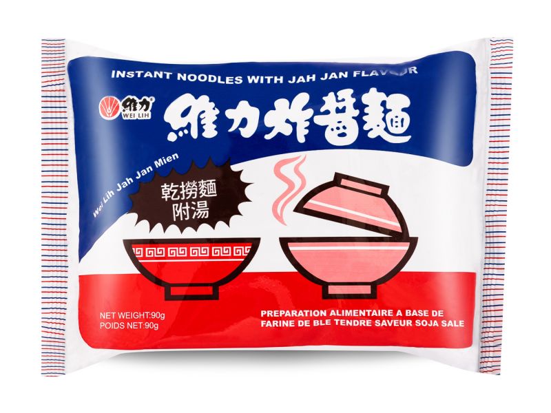 Click Here To Enlarge This Photo Of Wei Lih Instant Noodles with Jah Jan Flavour 維力 炸醬麵