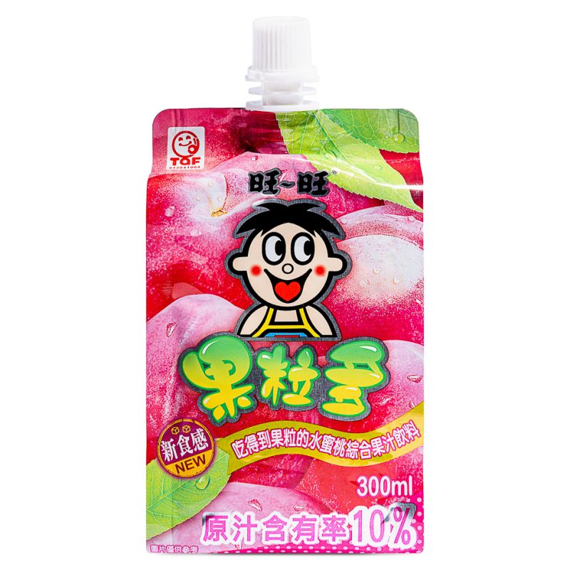 Click Here To Enlarge This Photo Of Want Want Peach Flavoured Juice Drink 旺旺 果粒多 &lpar;水蜜桃味&rpar;