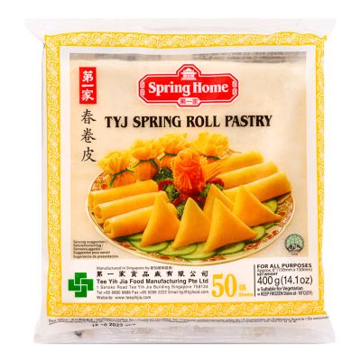 Spring Home Tyj Spring Roll Pastry &lpar;S - 50 Sheets&rpar; 第一家 春卷皮 &lpar;小 - 50張&rpar;