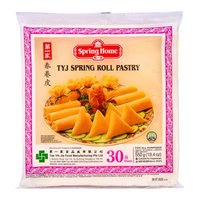 Spring Home Tyj Spring Roll Pastry &lpar;L - 30 Sheets&rpar; 第一家 春卷皮 &lpar;大 - 30張&rpar;