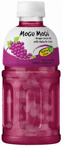 Click Here To Enlarge This Photo Of Mogu Mogu Grape Flavored Drink With Nata De Coco