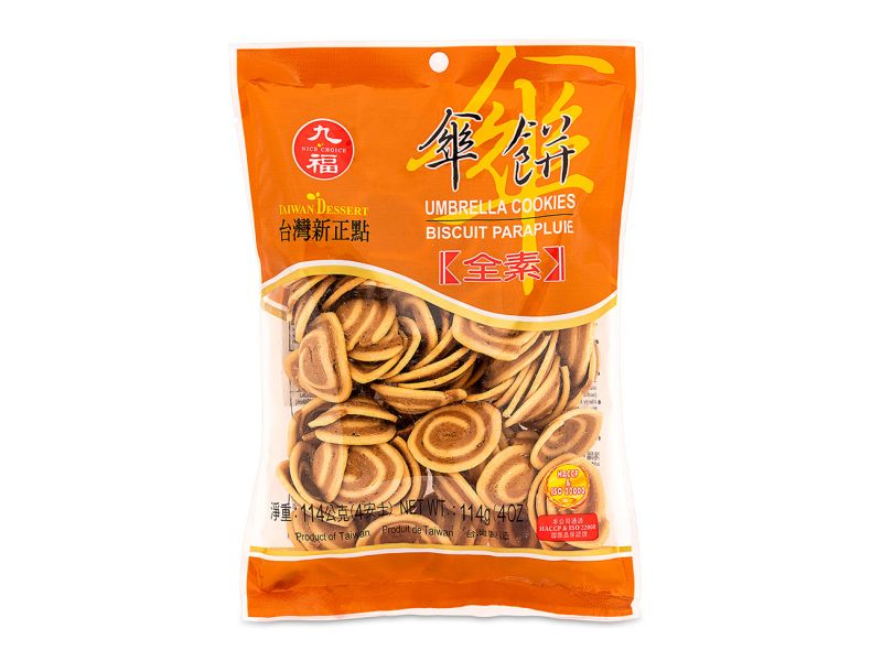 Click Here To Enlarge This Photo Of Nice Choice Umbrella Cookies 九福 傘餅
