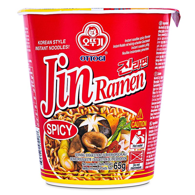 Click Here To Enlarge This Photo Of  Ottogi Jin Ramen Cup &lpar;Spicy&rpar;