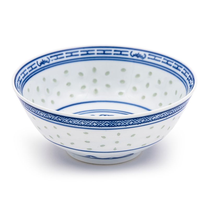 Click Here To Enlarge This Photo Of Blue Pattern Chinese Soup Bowl