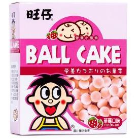 Want Want Ball Cake &lpar;Strawberry&rpar; 旺仔 小饅頭 &lpar;草莓口味&rpar;