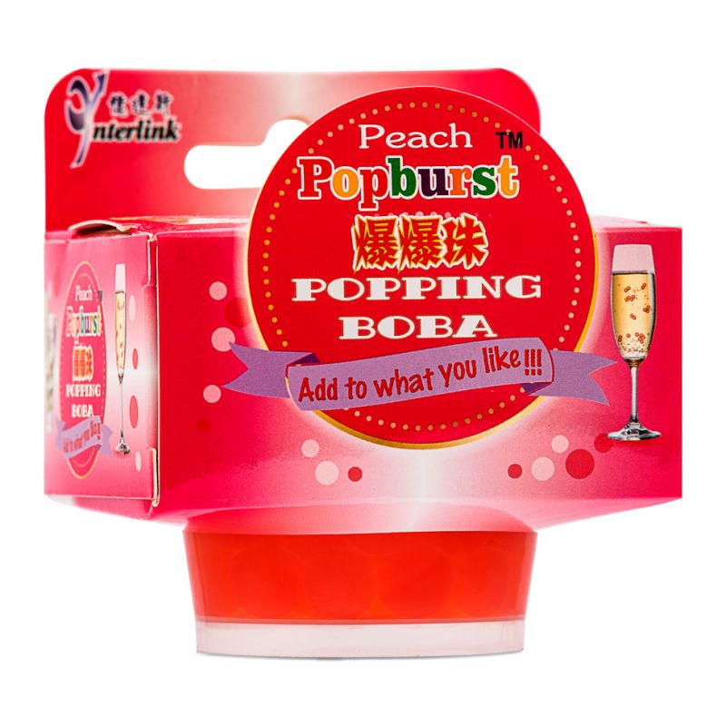 Click Here To Enlarge This Photo Of Popburst Popping Boba &lpar;Peach Flavour&rpar; 爆爆珠 &lpar;水蜜桃味&rpar;