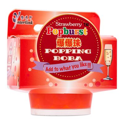 Popburst Popping Boba &lpar;Strawberry Flavour&rpar; 爆爆珠 &lpar;草莓味&rpar;