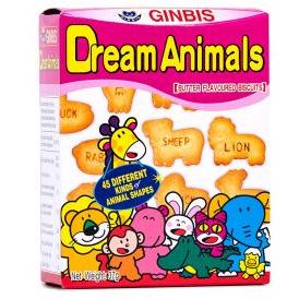 Ginbis Dream Animals Biscuits &lpar;Butter Flavour&rpar;