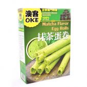 OKE Matcha Flavour Egg Rolls 澳客 抹茶蛋卷