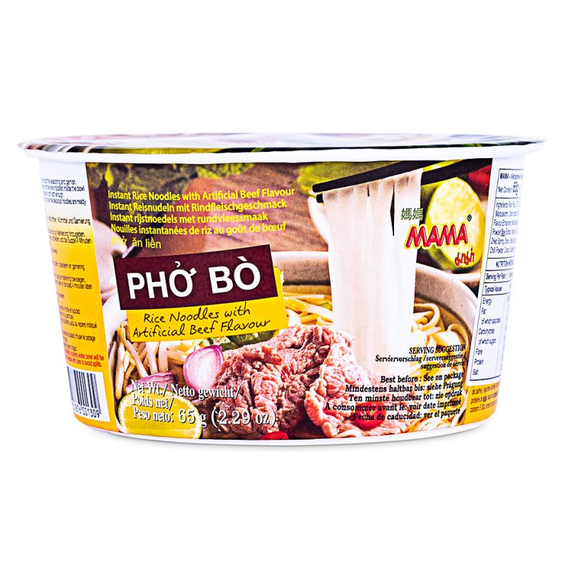 Click Here To Enlarge This Photo Of Mama Pho Bo Rice Noodle Bowl &lpar;Artificial Beef Flavour&rpar;