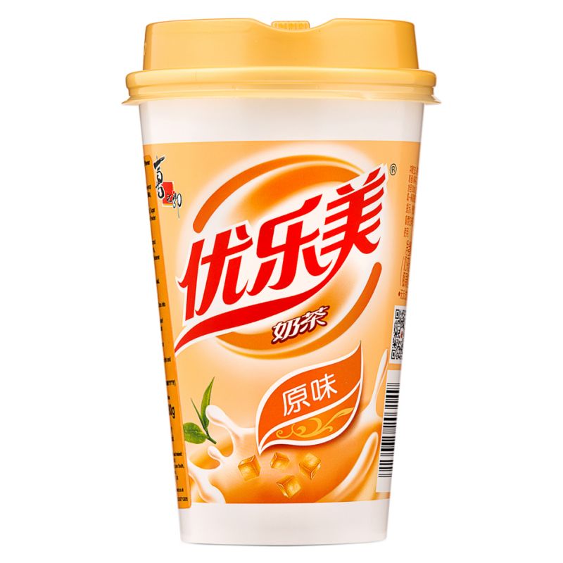Click Here To Enlarge This Photo Of ST Instant Milk Tea Drink With Nata De Coco &lpar;Original Flavour&rpar; 喜之郎 優樂美 椰果奶茶 &lpar;原味&rpar;