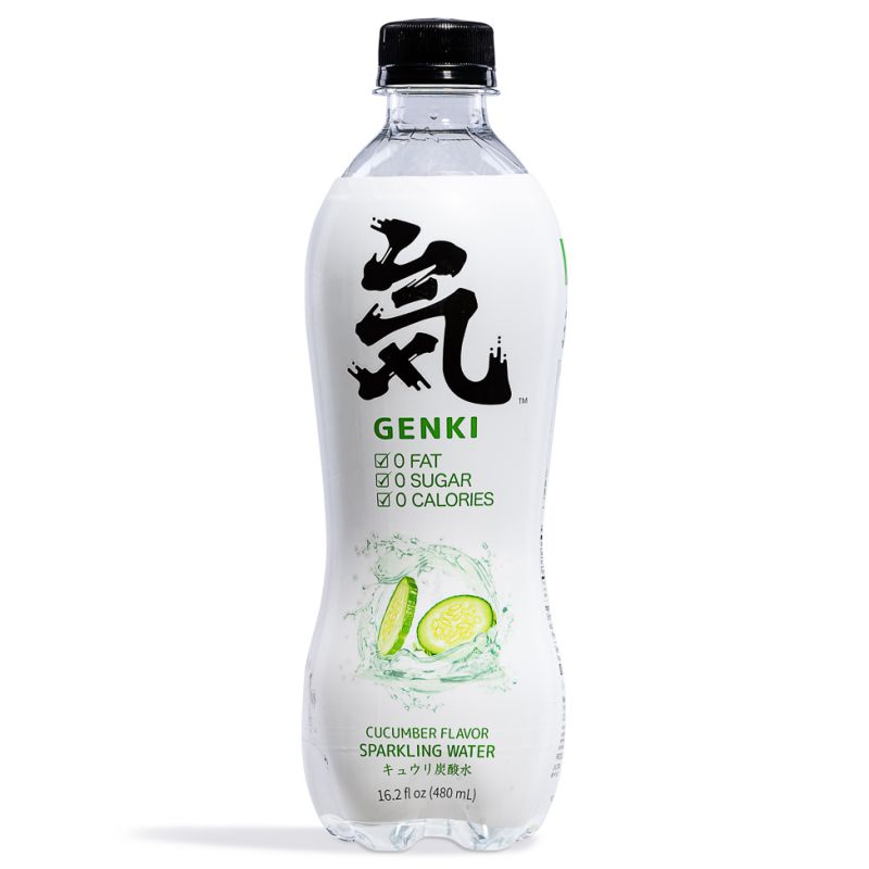 Click Here To Enlarge This Photo Of Genki Forest Sparkling Water &lpar;Cucumber Flavour&rpar; 元氣森林 青瓜味蘇打氣泡水