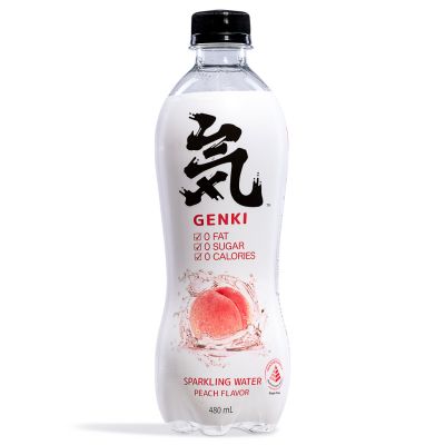 Genki Forest Sparkling Water &lpar;Peach Flavour&rpar; 元氣森林 白桃味蘇打氣泡水