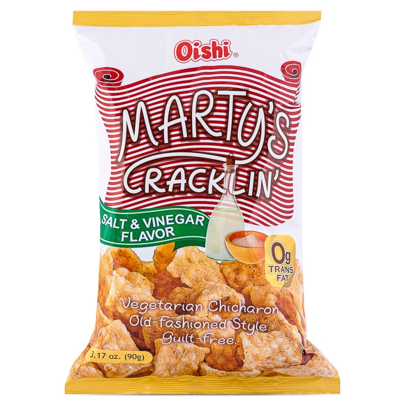 Click Here To Enlarge This Photo Of Oishi Marty's Cracklin' &lpar;Salt & Vinegar Flavour&rpar;