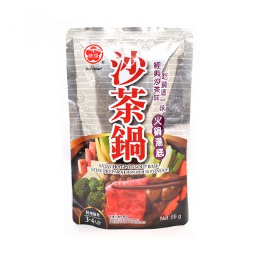 Click Here To Enlarge This Photo Of Bull Head Satay Hot Pot Soup Base 牛頭牌 沙茶鍋 火鍋底料