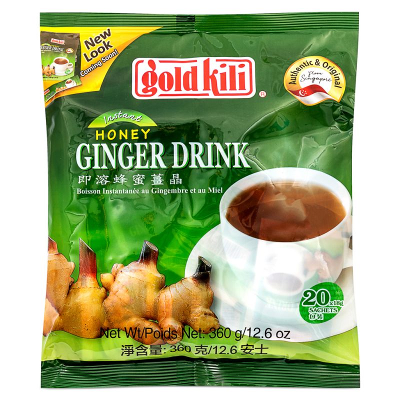 Click Here To Enlarge This Photo Of Gold Kili Instant Honey Ginger Drink 金麒麟 即溶蜂蜜姜晶